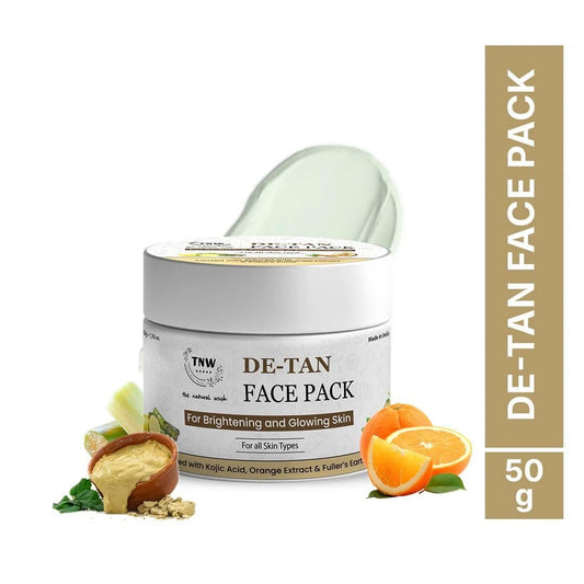DE-Tan Face Pack for Glowing & Radiant Skin By TNW 50gm