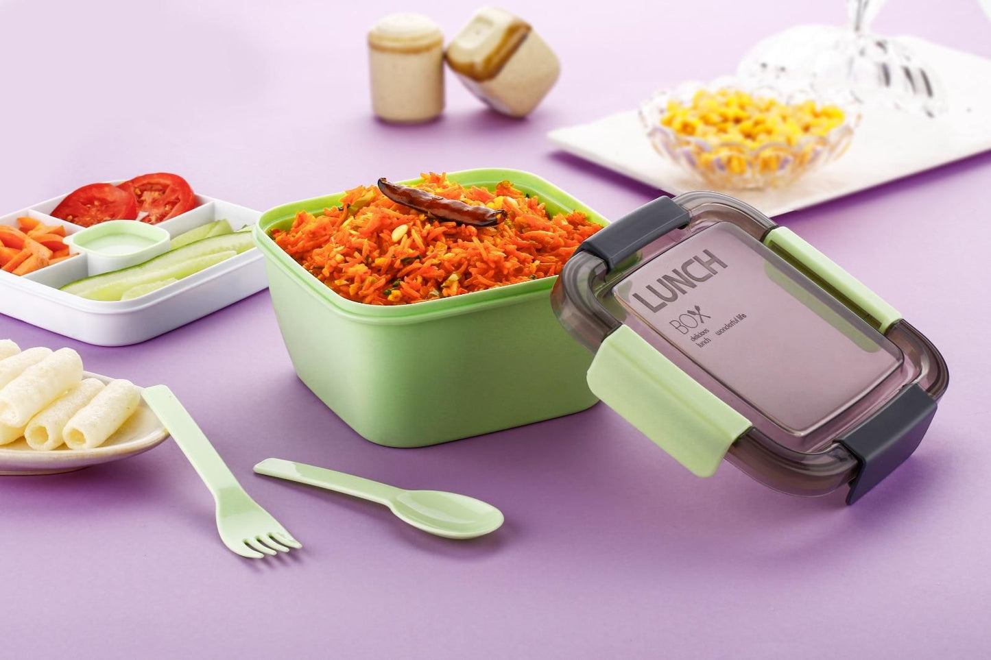 4 Compartment Lunch Box
