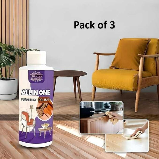 Polish Wood Furniture Shiner & Cleaner 100ML (Pack of 3)