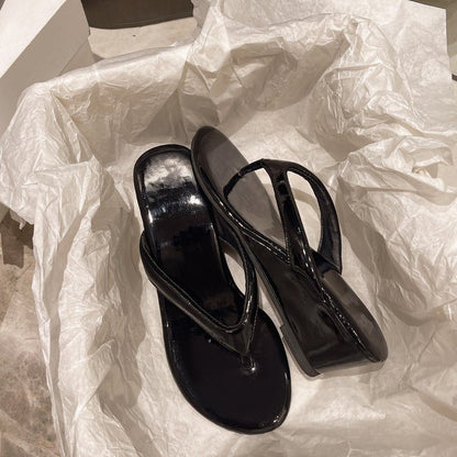 Height Increasing Wedge Flip-flops Women's Flip-toe Sandals