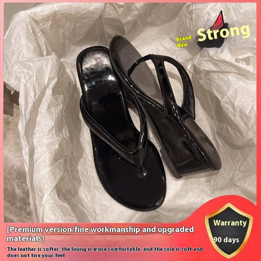 Height Increasing Wedge Flip-flops Women's Flip-toe Sandals
