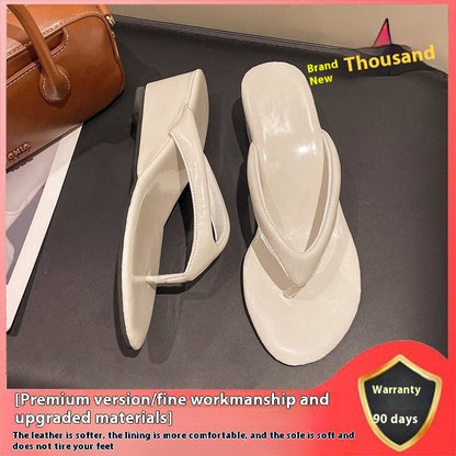 Height Increasing Wedge Flip-flops Women's Flip-toe Sandals