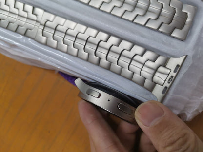 Titanium Alloy Watch Strap - Iron Man Safety Catch Titanium Band Metal Strap
