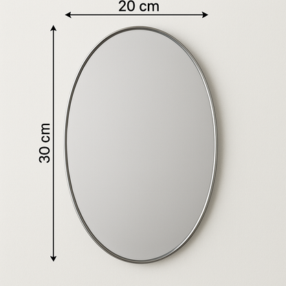 Combo of Oval Shape & Square Shape Mirror (Pack of 2)