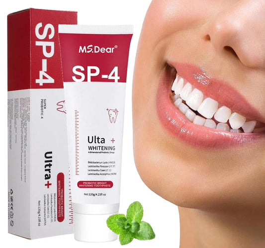 SP-4 Probiotic Toothpaste Teeth Whitening Toothpaste Fresh Breath 200 Grams